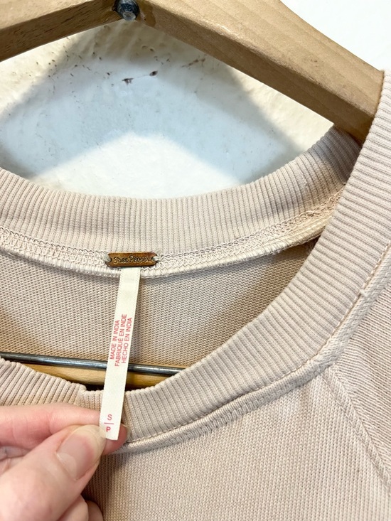 Free People Dress Midi Cream Lilly Bubble Hem Small S - Picture 7 of 11